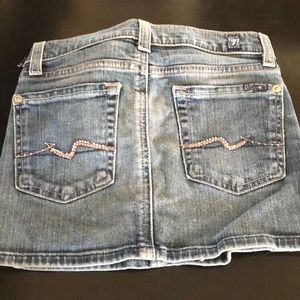 7 for all mankind girls skirt 7